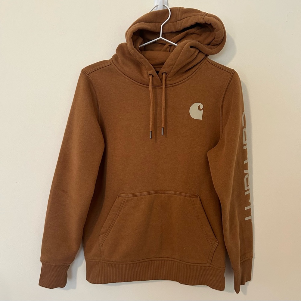 Carhartt Hoodie Relaxed Fit Women's Size Small Lined Fall Winter